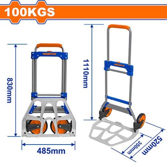 WADFOW Folding Hand Truck 100kg WWB9A10