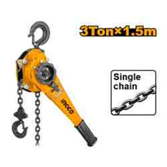 INGCO HSLB0030 Lever Chain Hoist 3 Ton 1.5m