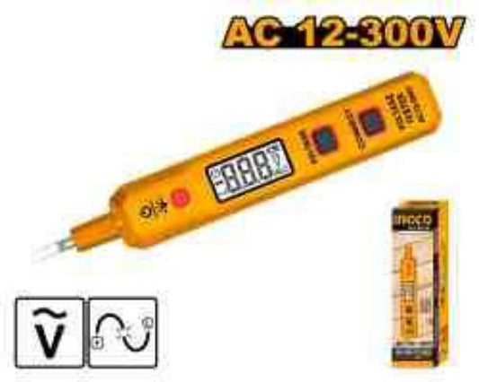 INGCO HSDT30021 Digital Voltage Tester Screwdriver AC 12-300V