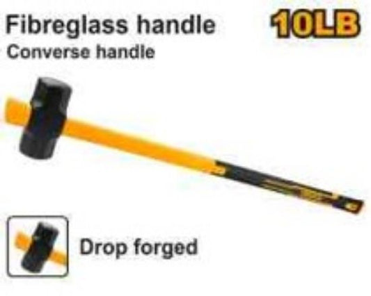 INGCO Sledge Hammer 10LB Fiberglass Handle HSM01108D