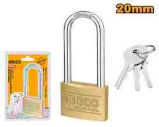 INGCO DBPL0202L | قفل نحاس طويل 20 مم