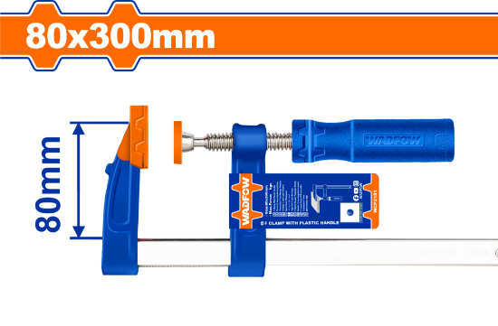 WADFOW Industrial F Clamp 80x300mm WCP2181