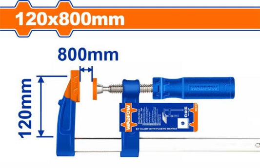 WADFOW Heavy Duty F-Clamp 120x800mm WCP2124