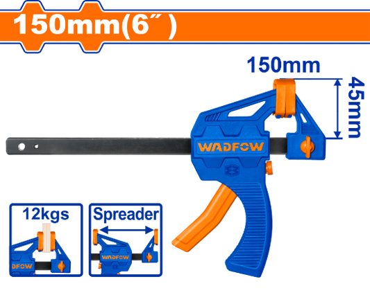 WADFOW Plastic Quick Clamp 6in 45x150mm WCP4386