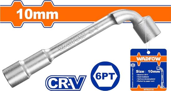 WADFOW L-Type Double Socket Wrench 10mm WTH3110