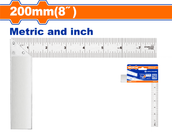 WADFOW Aluminium Try Square 200mm WSR2920
