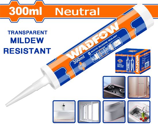 WADFOW Neutral Silicone Sealant 300ml Transparent WGQ2T52