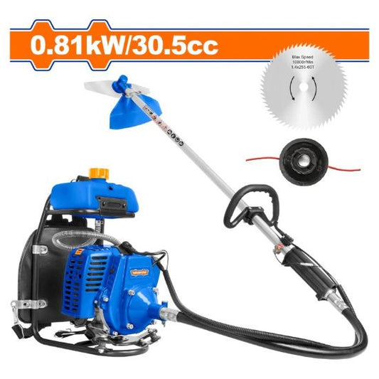 WADFOW Petrol Backpack Brush Cutter 30.5cc 0.81kW WGM2A30