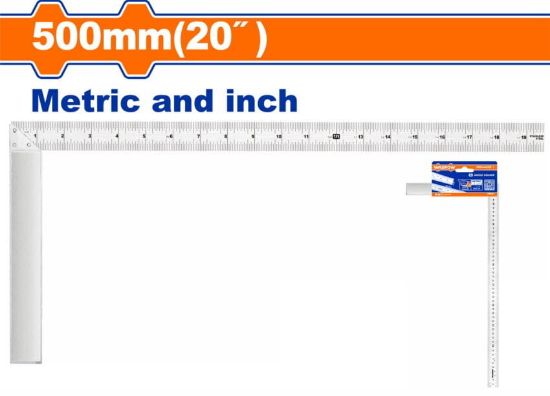 WADFOW Aluminium Try Square 500mm WSR2950