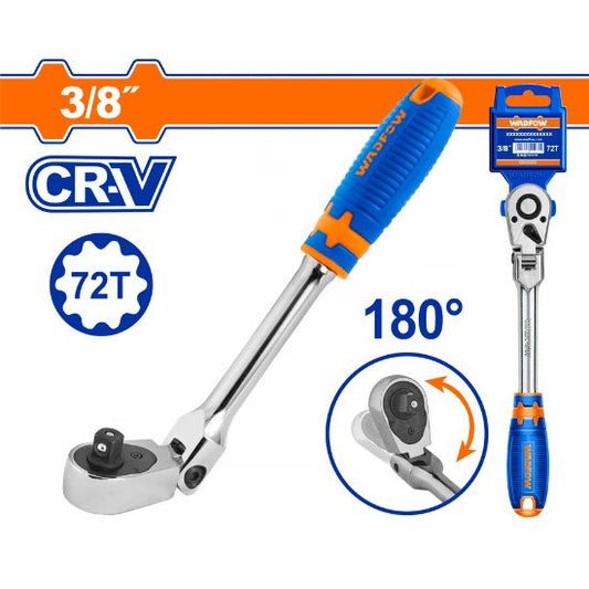 WADFOW Flex Head Ratchet Handle 3/8in 72T WRW4238