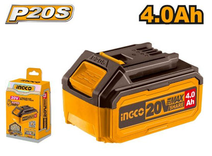 INGCO FBLI2002 | بطارية ليثيوم 20 فولت 4.0 أمبير فدار