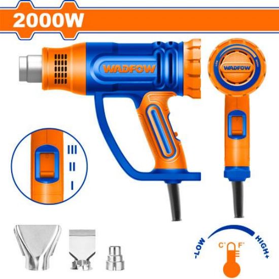 WADFOW Heat Gun 2000W Adjustable Temperature WHG1520