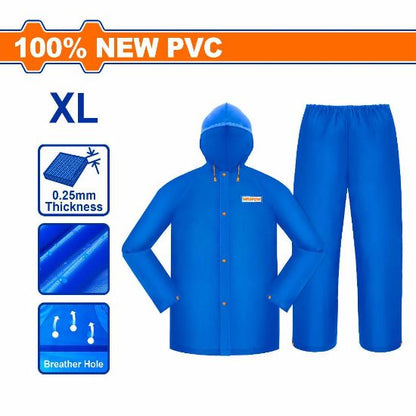 WADFOW PVC Rain Suit Size XL WRC30XL