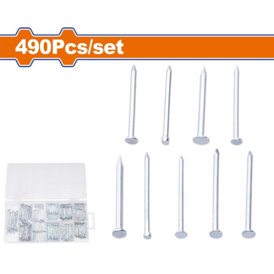 WADFOW Assorted Nails Box 490pcs WNAAB01