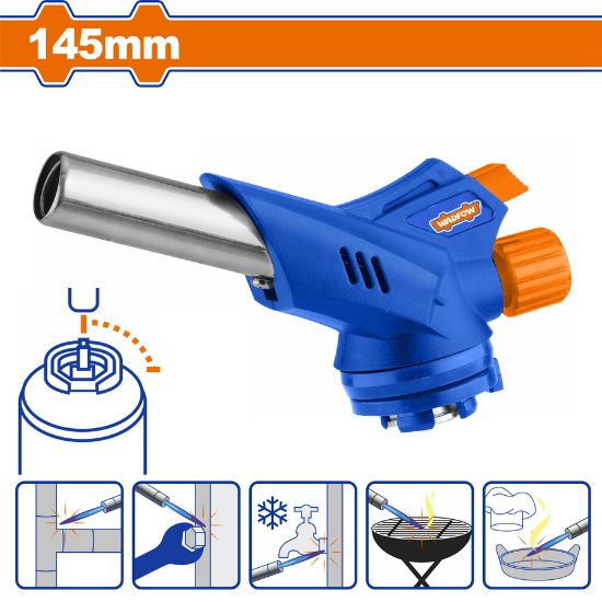 WADFOW Gas Torch Burner 145x71x38mm Auto Ignition WFG1604
