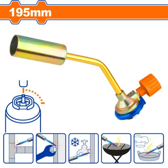 WADFOW Long Neck Brass Gas Torch Burner WFG2602