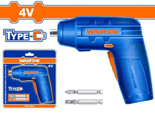 WADFOW Cordless Screwdriver 4V USB-C 4Nm WCV4404
