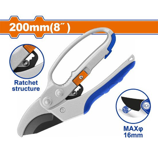 WADFOW Ratchet Pruning Shears 8in 200mm WPA1E03