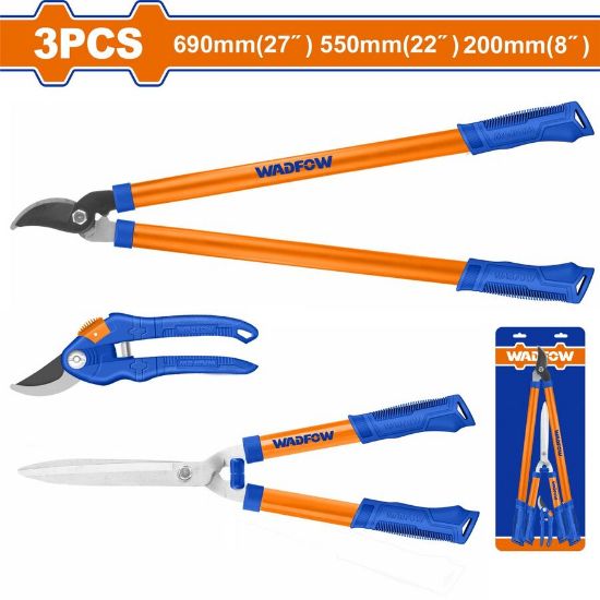 WADFOW Garden Shears Set 3pcs WPR3E03