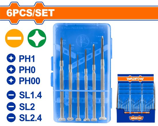 WADFOW Precision Screwdriver Set 6pcs WSS2B26