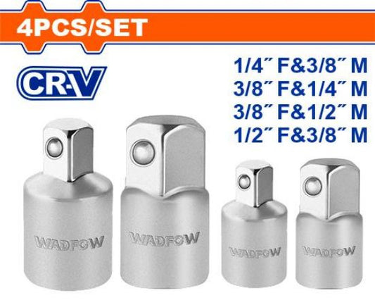 WADFOW Socket Adapter Set 4pcs WST9604