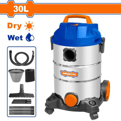 WADFOW Wet and Dry Vacuum Cleaner 1200W 30L WVR4A30