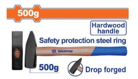 WADFOW Hammer 500g Wooden Handle WMB1305