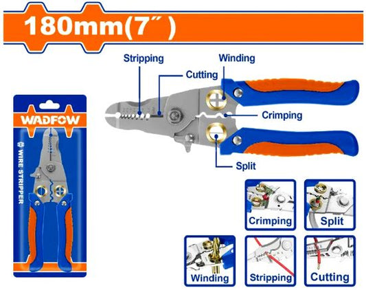 WADFOW Multifunction Electrician Pliers 7in 180mm WPL5627