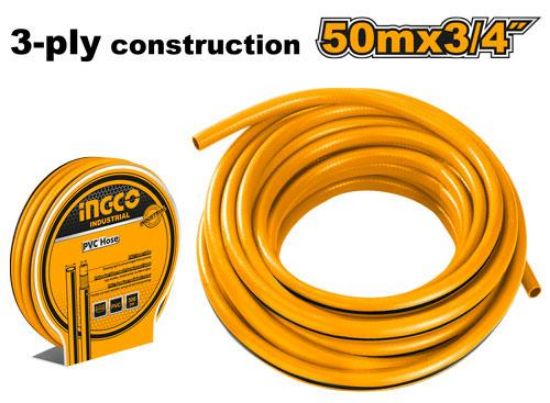 INGCO HPH5001 PVC Garden Water Hose 3/4in 50m 300psi
