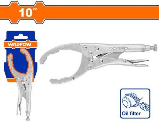 WADFOW Oil Filter Locking Pliers 10in 50-110mm WLP8C10