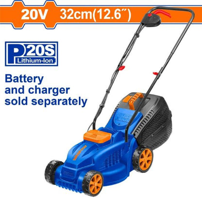 WADFOW Cordless Lawn Mower 20V 32cm (Tool Only) WLKP530