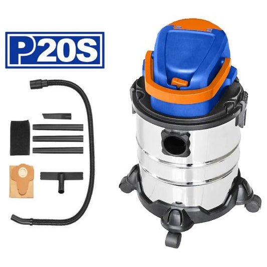 WADFOW Cordless Vacuum Cleaner 20V 20L Stainless Tank (Tool Only) WQV1A20