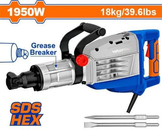 WADFOW Demolition Breaker 1950W 18kg Hex 80J WDB2D95
