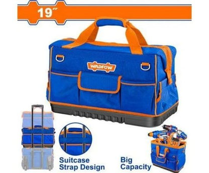 WADFOW Tool Bag 19in 25 Pockets with Plastic Base 20kg WTG3120