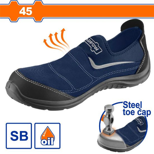 WADFOW Slip-On Safety Shoes Steel Toe SB Size 45 WSB1545