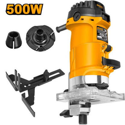 INGCO Wood Trimmer Router 500W 6mm 1/4in PLM5002