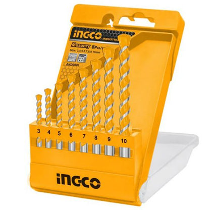 INGCO Granite Drill Bit Set 8pcs AKD3081