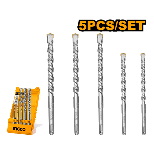 INGCO AKD2052 | طقم ريش SDS Plus 5 قطع