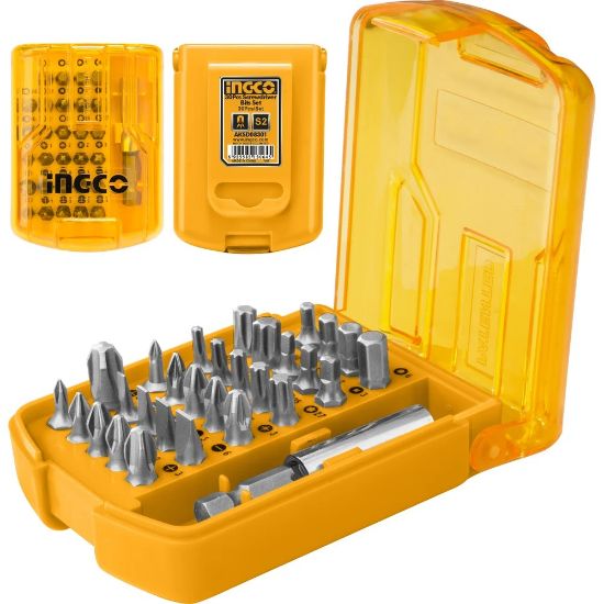 INGCO Screwdriver Bit Set 30pcs with Bit Holder AKSD08301