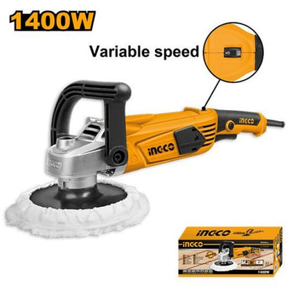 INGCO Polisher 1400W 180mm Variable Speed AP14008