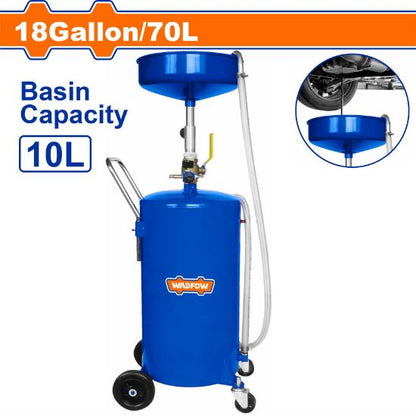 WADFOW Oil Drain Container with Funnel 70L WKD1A07