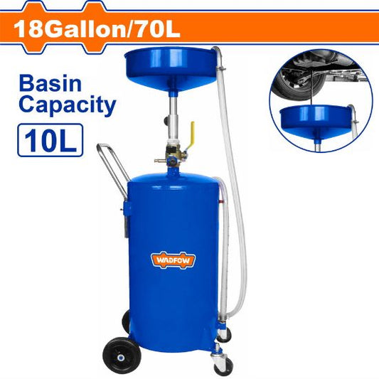 WADFOW Oil Drain Container with Funnel 70L WKD1A07