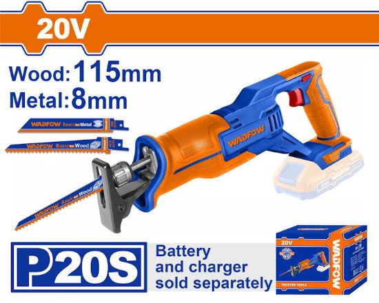 WADFOW Cordless Reciprocating Saw 20V (Tool Only) WLR15115