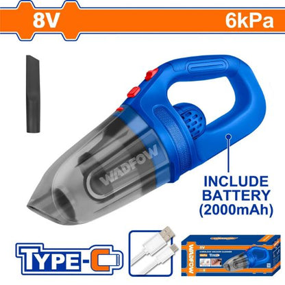 WADFOW Cordless Handheld Vacuum Cleaner 8V USB-C WLV0801