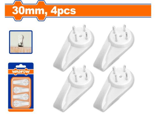 WADFOW Hard Wall Picture Hangers 30mm 4pcs WPHK1K01