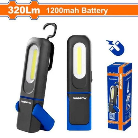 WADFOW LED Flashlight 350lm with 1200mAh Battery WFL7508