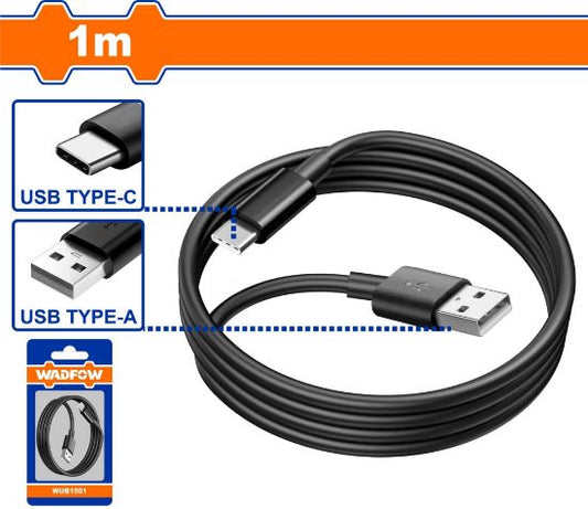 WADFOW USB-A to USB-C Cable 1m 3A WUB1501