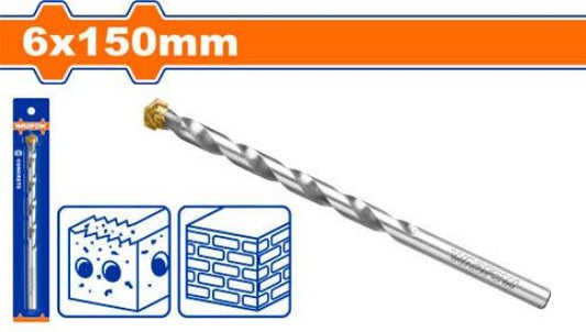 WADFOW Industrial Masonry Drill Bit 6x150mm WMJ1K06