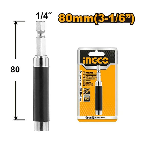 INGCO ABH30801 | وصلة رأس مفك 80مم