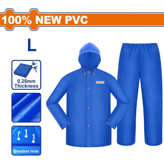 WADFOW PVC Rain Suit Size L WRC300L